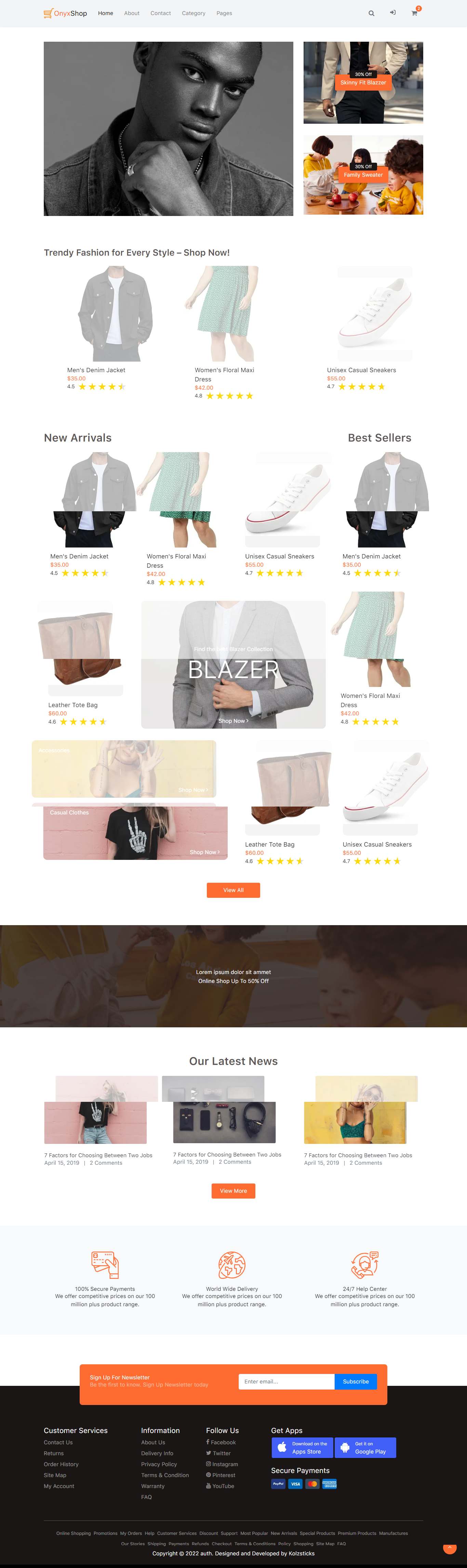 Next.js Ecommerce Website thumbnail