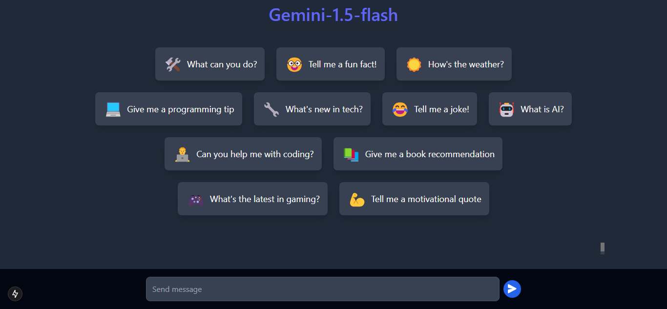 Gemini Flash 1.5 Ai ChatBot thumbnail