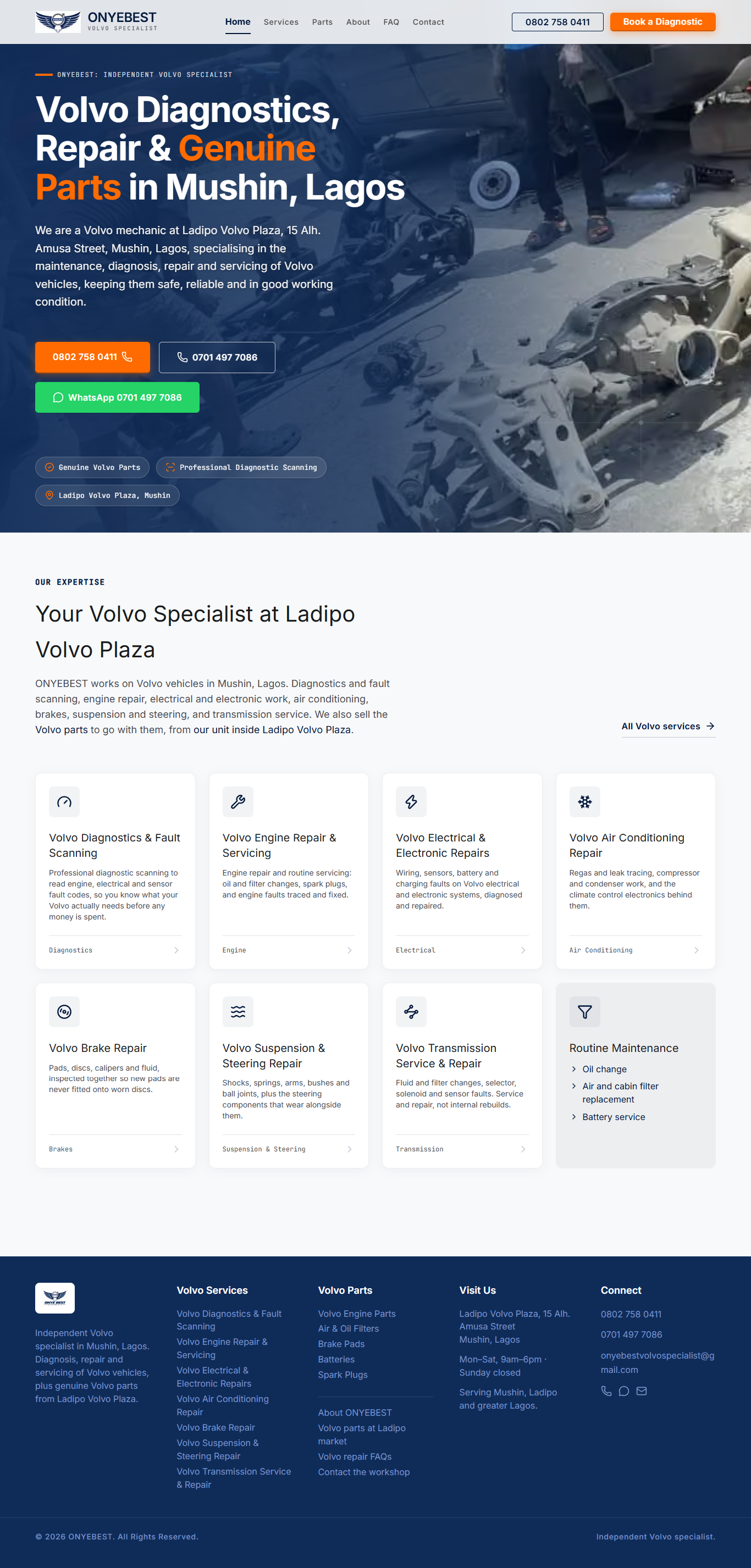 ONYEBEST — Independent Volvo Specialist & Parts thumbnail